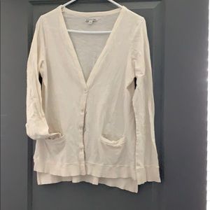 Off white button down cardigan.